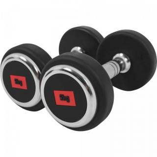Gorilla Sports Súprava jednoručných činiek z liatiny, 2 x 5 kg
