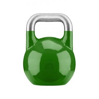 Gorilla Sports Súťažný kettlebell, zelený, 24 kg