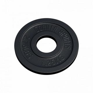 Gorilla Sports Záťažový kotúč 50/51 mm, liatina, 1,25 kg