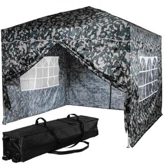 Instent záhradný párty stan - 3 x 3 m, urban + 4 bočnice
