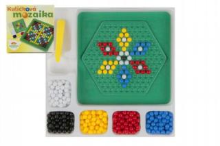 Mozaika kuličková malá 250 ks plast 12x12cm v krabičce