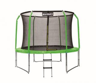 Sada krytov pružín a rukávov na trampolínu - zelená, 366 cm