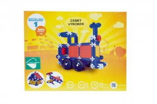 Stavebnice Seva 1 plast 222ks v krabici  34,5x29x4cm