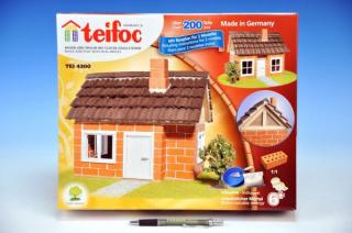 Stavebnice Teifoc Domek Carlos 200ks v krabici 35x29x8cm