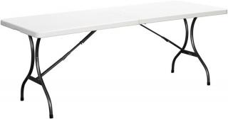 Stôl Catering skladací - biela 244 cm