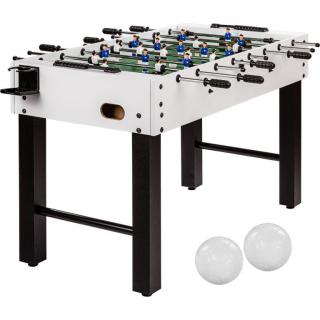 Stolný futbal Glasgow - 121 x 101 x 79 cm, biely