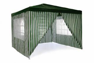 Záhradný párty stan 3 x 3 m - tmavo zelený
