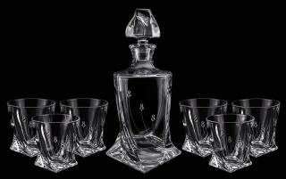 Quaro set whisky SWAROVSKI Elements 6+1