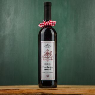 Červené víno Frankovka 0,75 l - vtáčik Farba: Červená