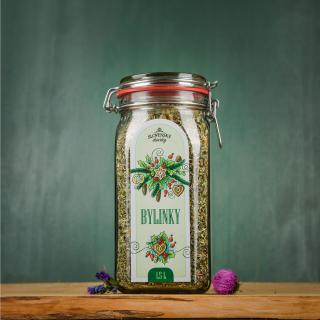 Liečivý bylinkový čaj v pohári 1,5l - vianočný