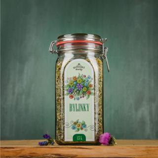 Liečivý bylinkový čaj v pohári 1,5l