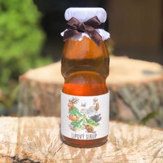 Lipový bylinný sirup - zvieratká z lesa