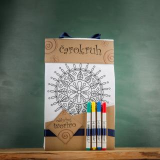 Pánske tričko MANDALA - Čarokruh na hojnosť Farba: Biela, Veľkosť: XL