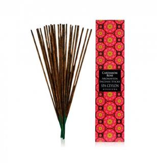 Spa Ceylon - CARDAMOM ROSE - aromatické vonné tyčinky 30 ks