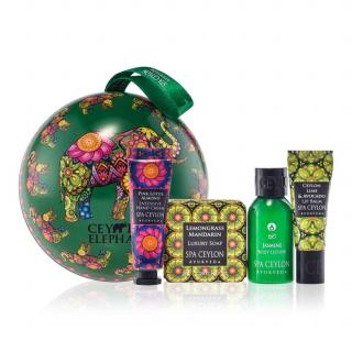 Spa Ceylon - CEYLON ELEPHANT - Mini Treats Ball - telové mlieko 30 ml +  mydlo 50 g + krém na ruky 10 g darčeková sada