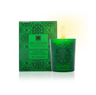 Spa Ceylon - LEMONGRASS MANDARIN - prírodná aromatická sviečka 50 g