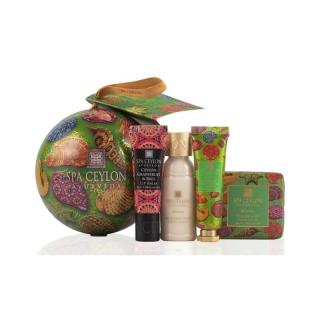 Spa Ceylon - Mirissa - Mini Treats Ball - telové mlieko 30 ml +  mydlo 50 g + krém na ruky 10 g darčeková sada