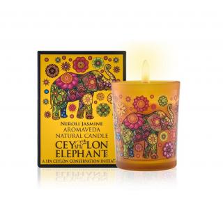 Spa Ceylon - NEROLI JASMINE (Ceylon Elephant) - prírodná aromatická sviečka - 50 g