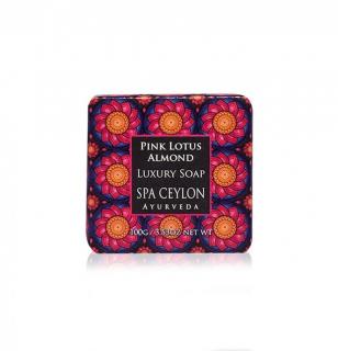 Spa Ceylon - PINK LOTUS ALMOND - prírodné krémové mydlo - 100 g