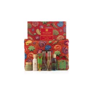 Spa Ceylon - PODMORSKÝ RAJ - sprchový gél 30 ml + telové mlieko 30 ml + masážny olej 30 ml + telový peeling 30 g + krém na ruky 10 g + mydlo 50 g - darčeková sada