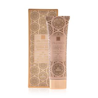 Spa Ceylon - SANDAL ROSE - Beauty Balzam - BB RUŽOVÝ tónovaný hydratačný krém na tvár - 50 g