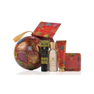 Spa Ceylon - Unawatuna - Mini Treats Ball - telové mlieko 30 ml +  mydlo 50 g + krém na ruky 10 g darčeková sada