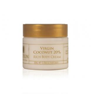 Spa Ceylon - VIRGIN COCONUT 20% - vyživujúci telový krém - 30 g
