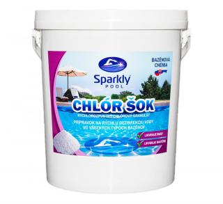 Sparkly POOL Chlór šok 15 kg