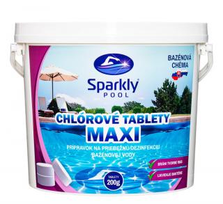 Sparkly POOL Chlórové tablety do bazéna MAXI 3 kg