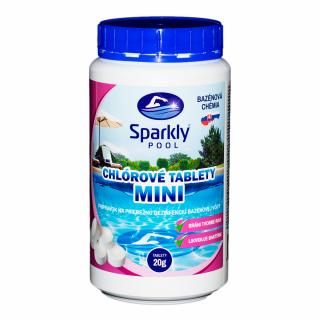 Sparkly POOL Chlórové tablety do bazéna MINI 1 kg