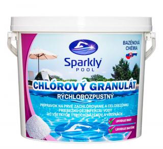 Sparkly POOL Chlórový granulát 3 kg