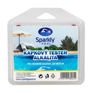Sparkly POOL Kvapkový tester bazénovej vody - alkalita