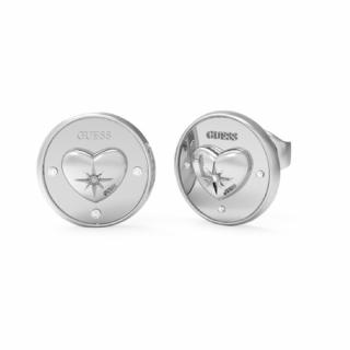 Dámske náušnice Guess JUBE01446JWRHTU okrúhle