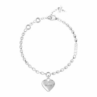 Dámsky náramok Guess so srdiečkom JUBB02229JWRHL