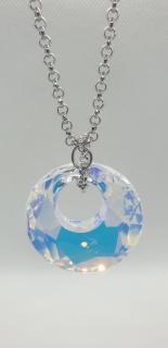 Náhrdelník Swarovski elements Victory vo farbe Crystal AB