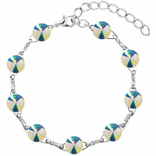 Náramok Swarovski elements 10mm rivoli dúhový– Crystal AB F