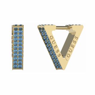 Náušnice Guess Crazy JUBE03306JWYGBLTU modré