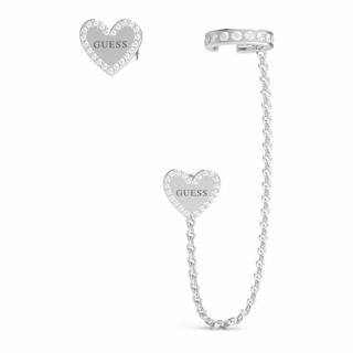Náušnice guess srdce JUBE01080JWRHTU  - krásne a moderné