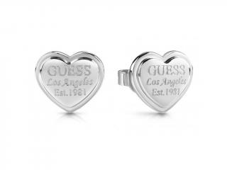 Náušnice Guess UBE28008 v tvare srdiečka