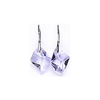 Náušnice Swarovski elements Cosmic fialové Violet  20mm