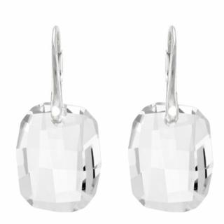 Náušnice Swarovski elements  Graphic číre CRYSTAL 19mm