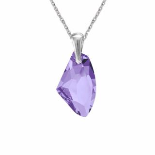 Prívesok Swarovski elements Galactic  fialový Tanzanite 19mm