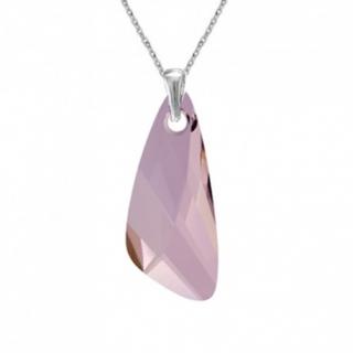 Prívesok Swarovski elements krídla 27 mm ružový ANTIQPINK