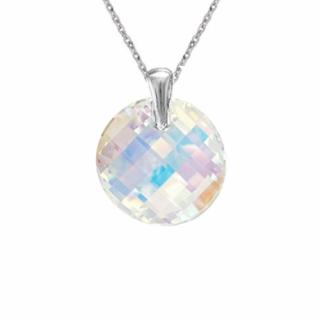 Prívesok Swarovski elements Twist dúhový CRYSTAL AB 18 mm