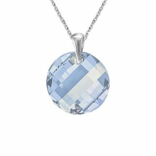 Prívesok Swarovski elements Twist modrý  Blueshade 18 mm