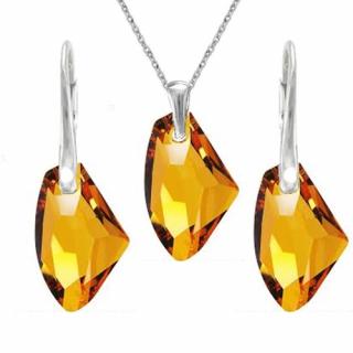 Set Swarovski elements Galactic oranžovoružový ASTRALPINK 19mm