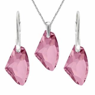 Set Swarovski elements Galactic ružový LIGHT ROSE 19mm