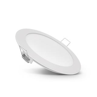 LED svetelný panel 12W kruhový denná biela zapustený