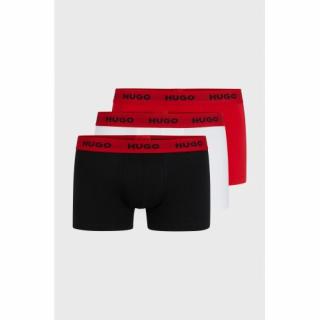 Boxerky HUGO 3-pack black/white/red