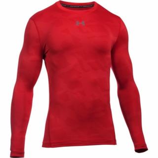 Kompresný vršok UNDER ARMOUR ColdGear Jacquard Red